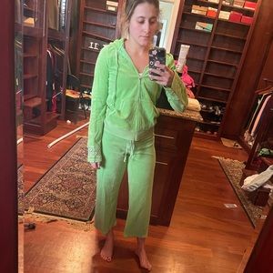 Juicy Couture Terry Cloth Zip Up Jacket